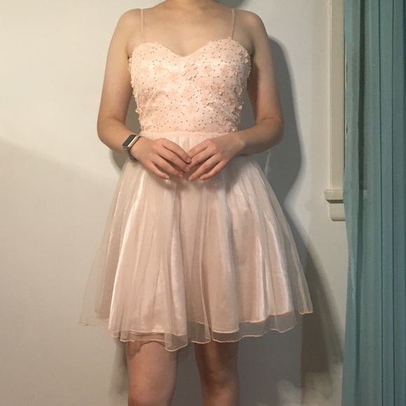 forever 21 pink tulle dress Lace Mini Dress & Tulle Maxi Skirt Set